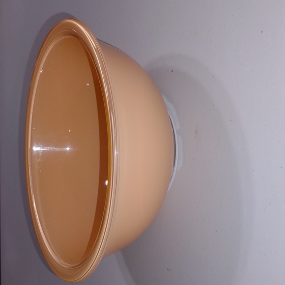 Pyrex mixing serving bowl peach # 353 glass Vintage - Picture 3 of 7